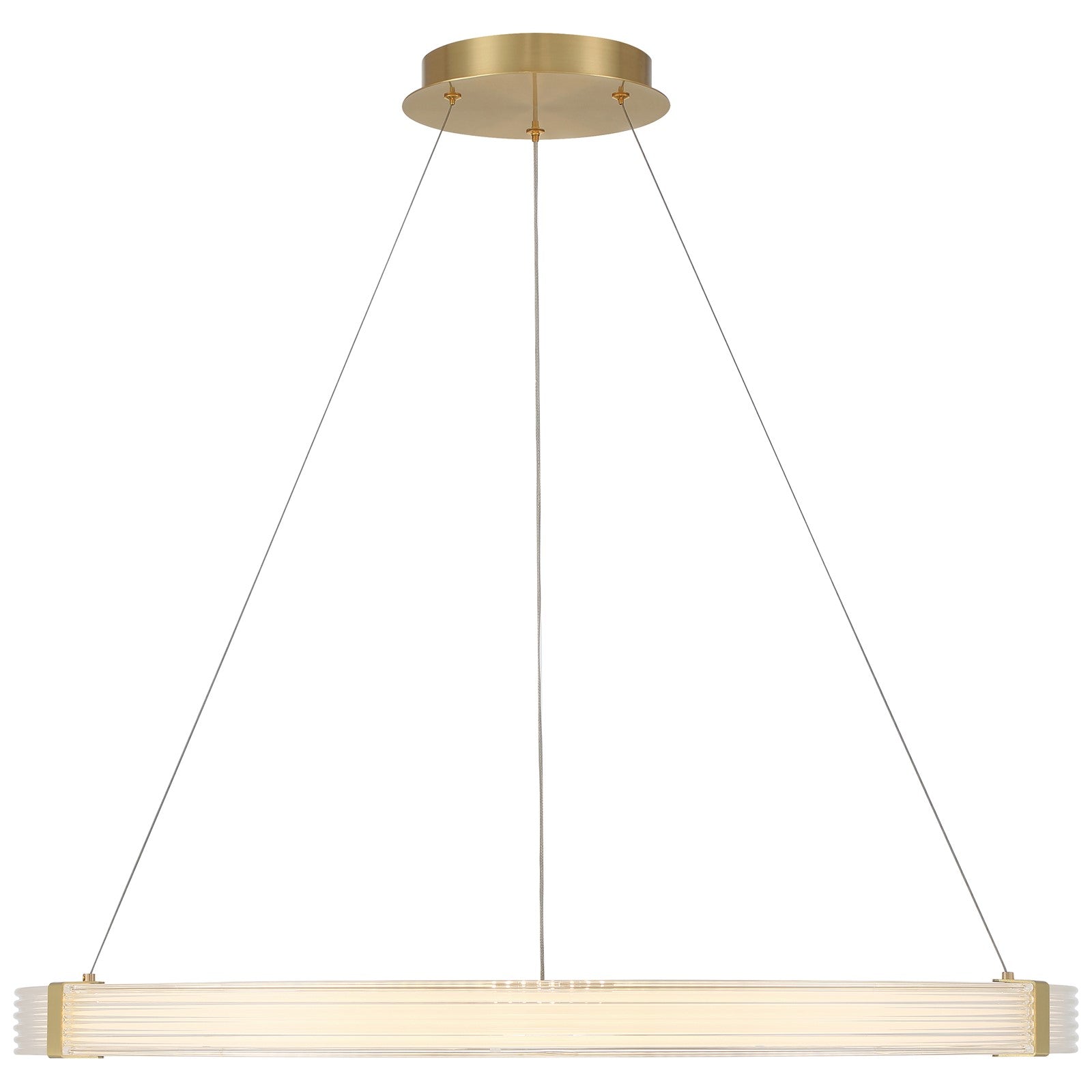 Access Panache 3CCT LED Pendant, Brass/Acrylic Lens