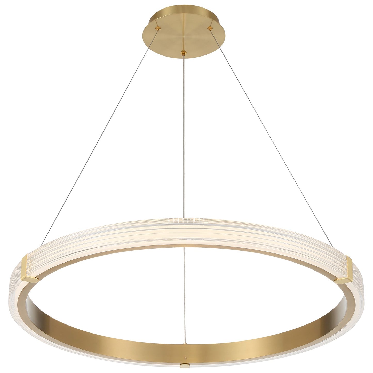 Access Panache 3CCT LED Pendant, Brass/Acrylic Lens