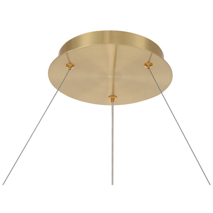 Access Panache 3CCT LED Pendant, Brass/Acrylic Lens