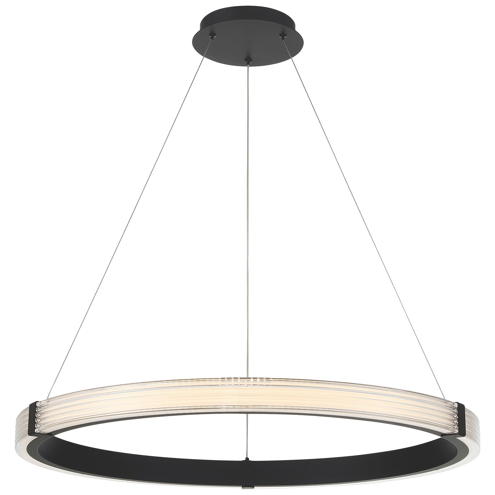Access Panache 3CCT LED Pendant, Matte Black/Acrylic Lens