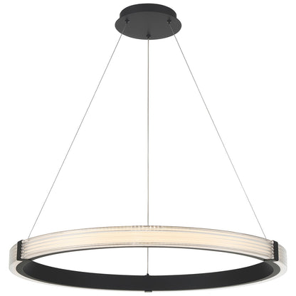 Access Panache 3CCT LED Pendant, Matte Black/Acrylic Lens