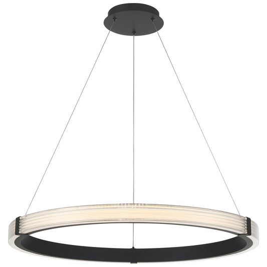 Access Panache 3CCT LED Pendant, Matte Black/Acrylic Lens
