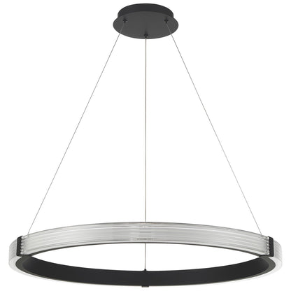 Access Panache 3CCT LED Pendant, Matte Black/Acrylic Lens