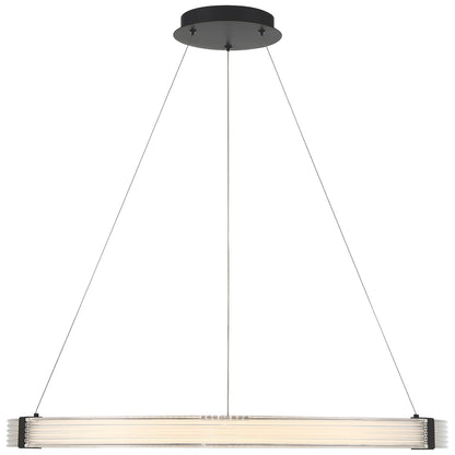 Access Panache 3CCT LED Pendant, Matte Black/Acrylic Lens