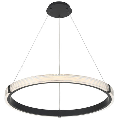 Access Panache 3CCT LED Pendant, Matte Black/Acrylic Lens
