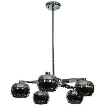 5 Light Chandelier, Chrome