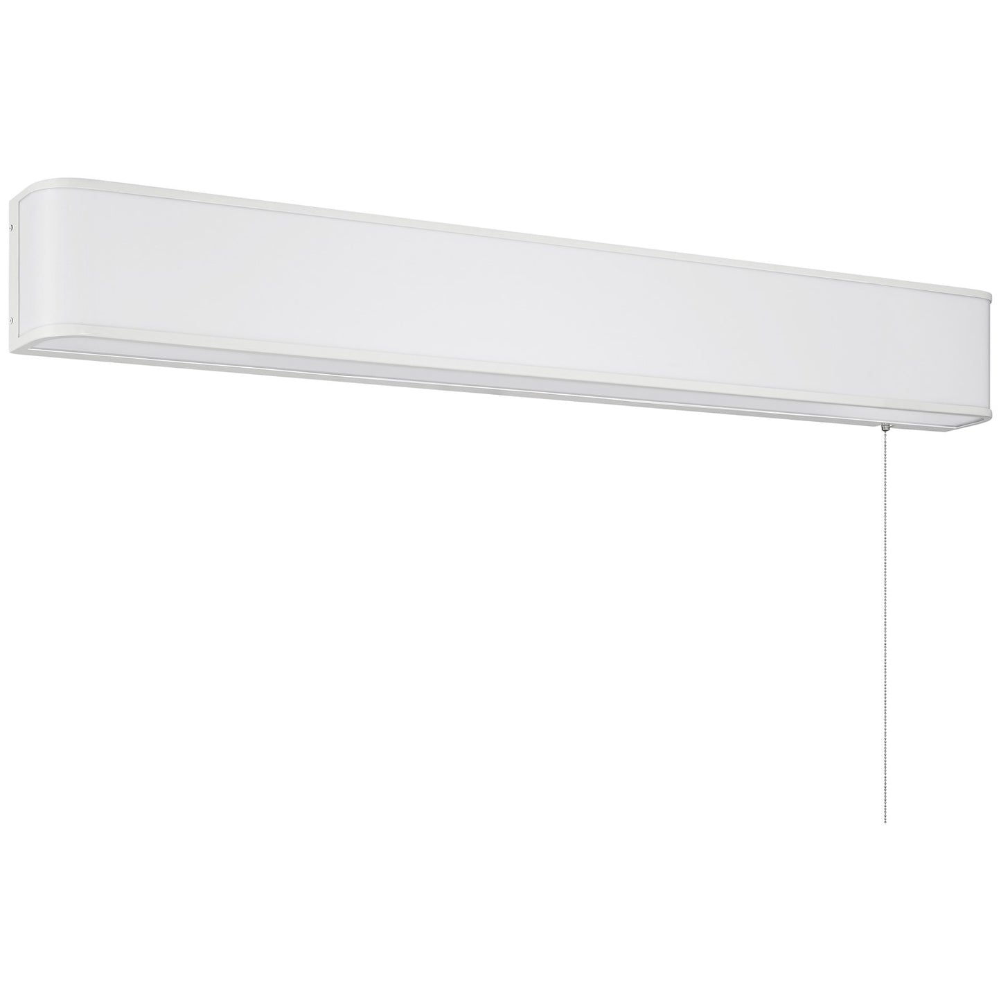Access Lighting Bell T8 Pull Chain Wall Mount, White/Acrylic Lens