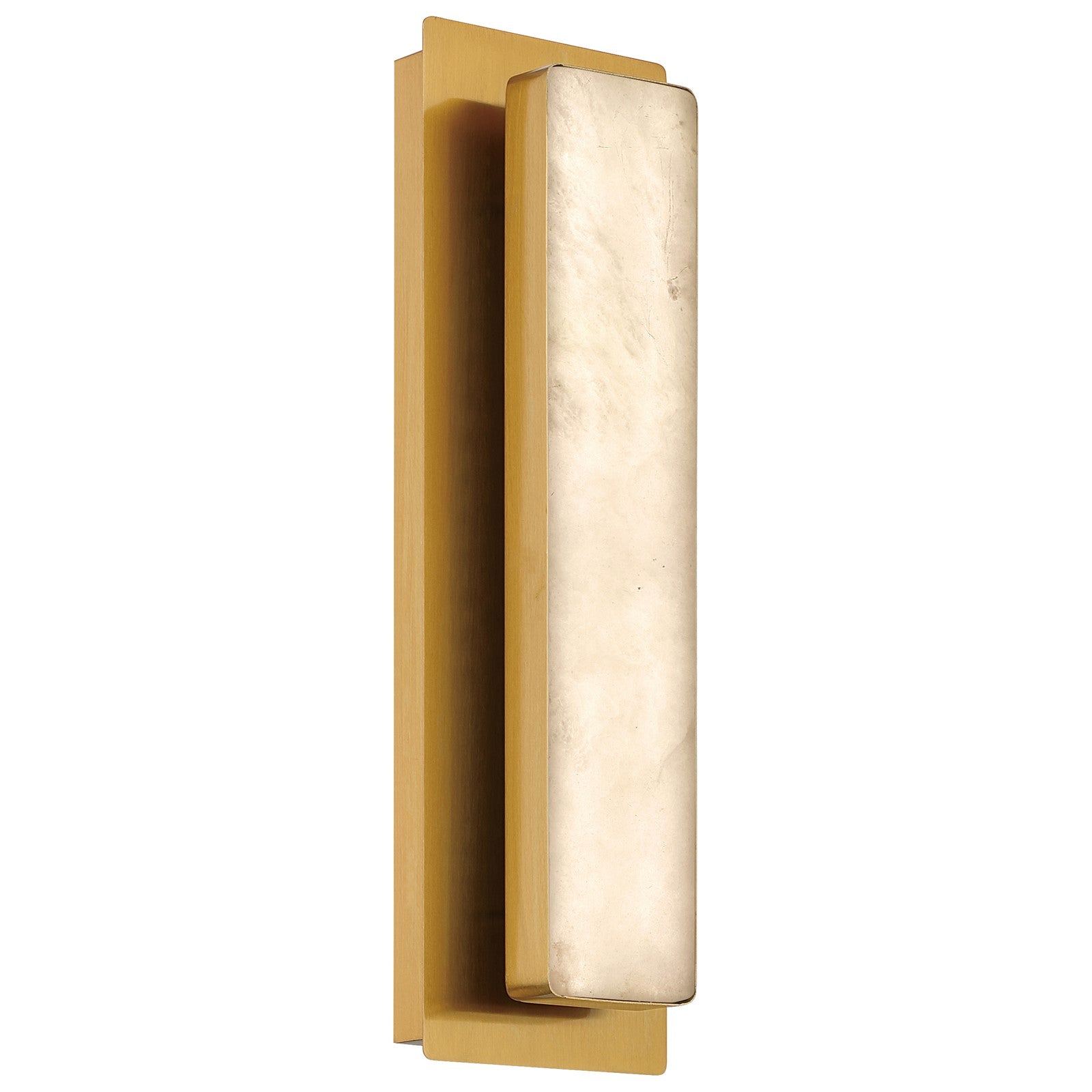 Access Ada 5CCT LED Wall Sconce, Antique Brass/Alabaster