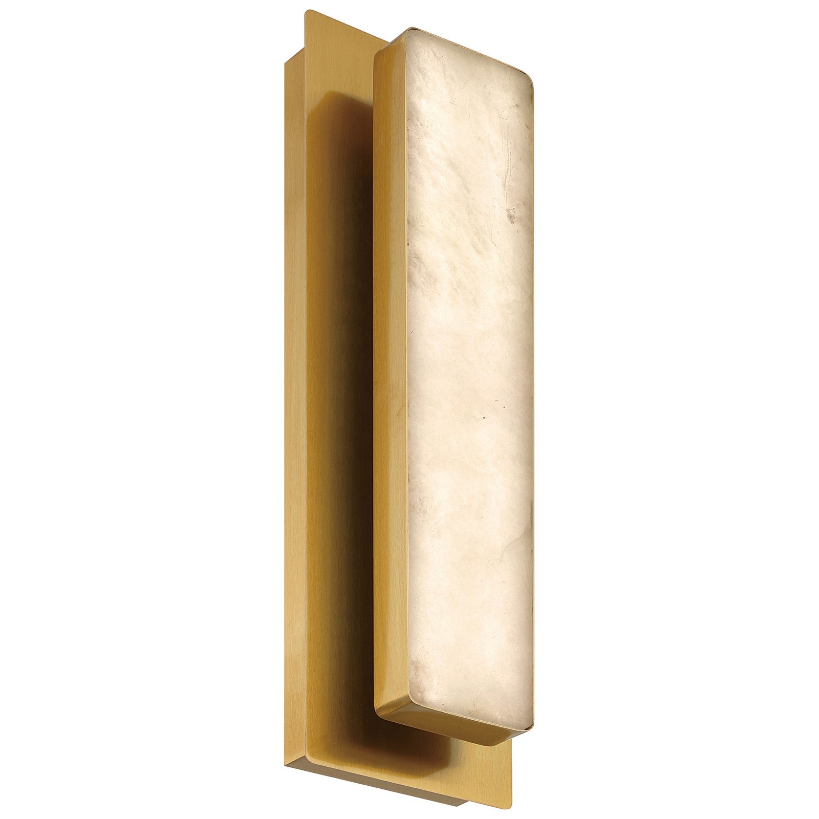 Access Ada 5CCT LED Wall Sconce, Antique Brass/Alabaster