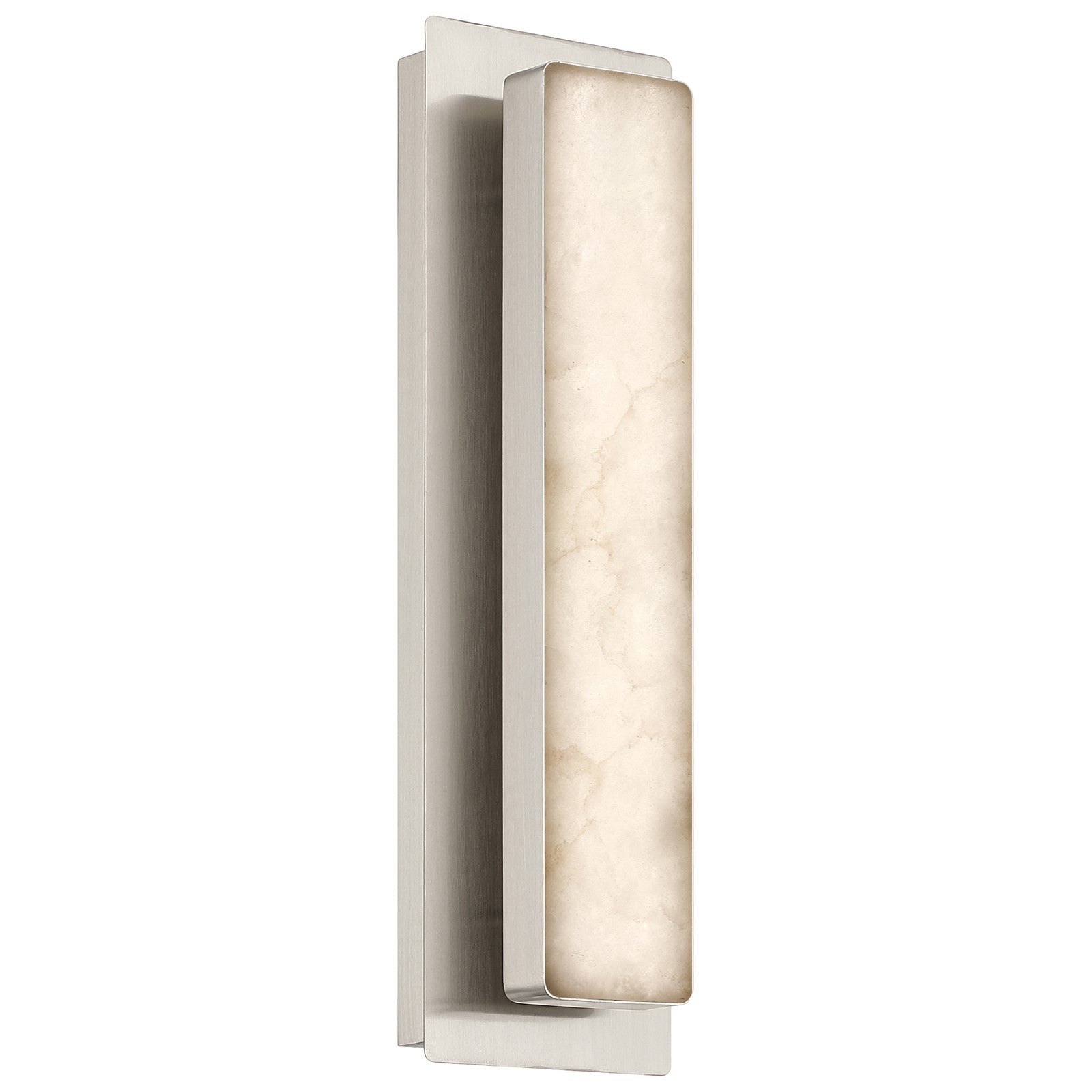 Access Ada 5CCT LED Wall Sconce, Brushed Steel/Alabaster