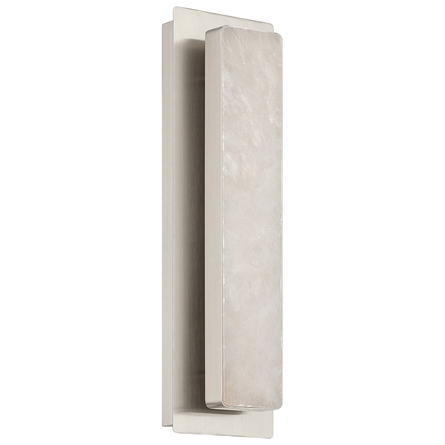 Access Ada 5CCT LED Wall Sconce, Brushed Steel/Alabaster