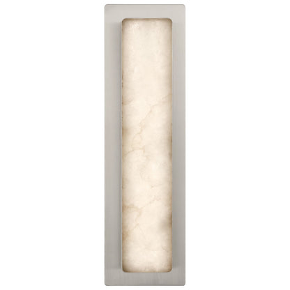 Access Ada 5CCT LED Wall Sconce, Brushed Steel/Alabaster
