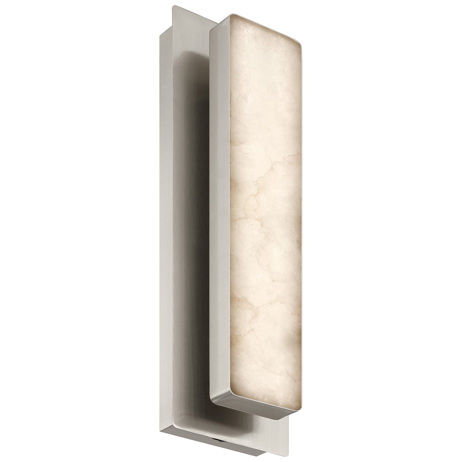 Access Ada 5CCT LED Wall Sconce, Brushed Steel/Alabaster