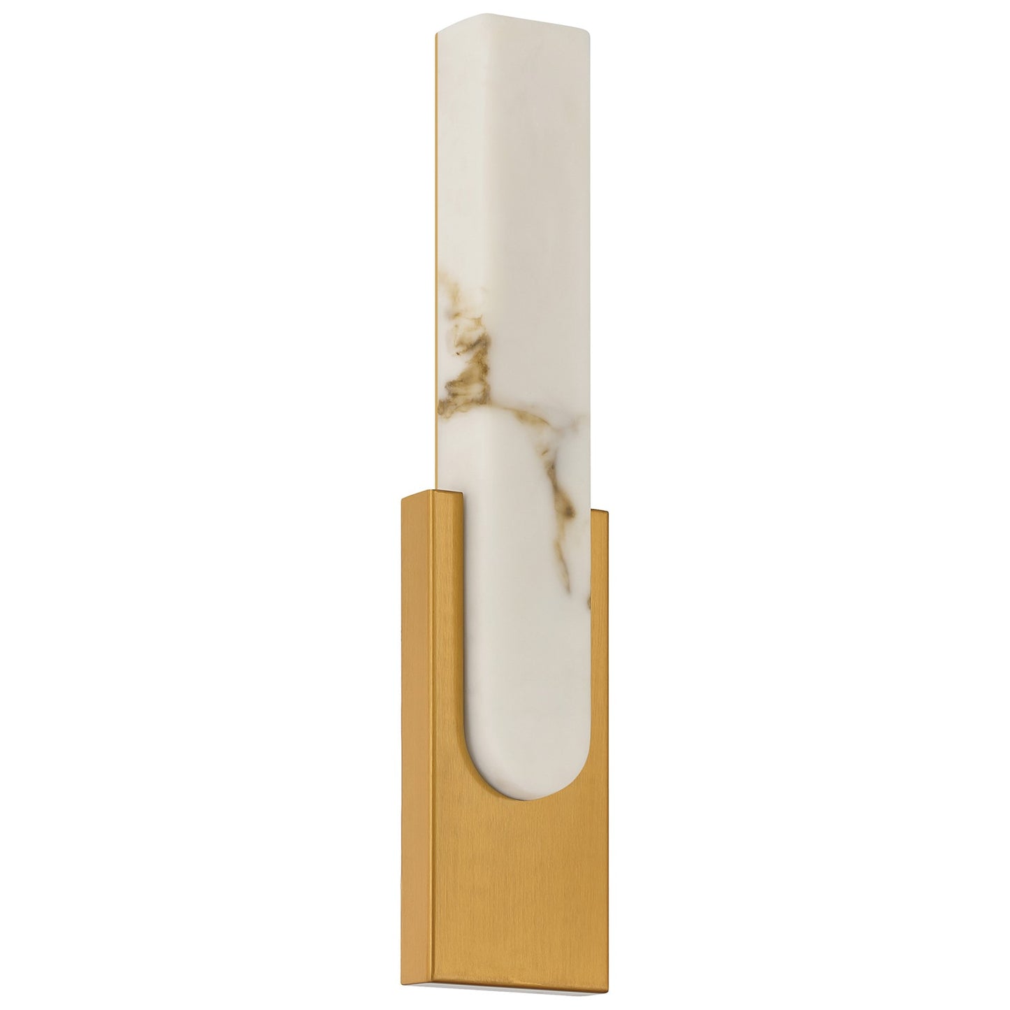 Access Victoria 5CCT LED Wall Sconce, Brass/Alabaster