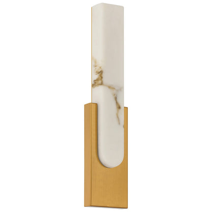 Access Victoria 5CCT LED Wall Sconce, Brass/Alabaster