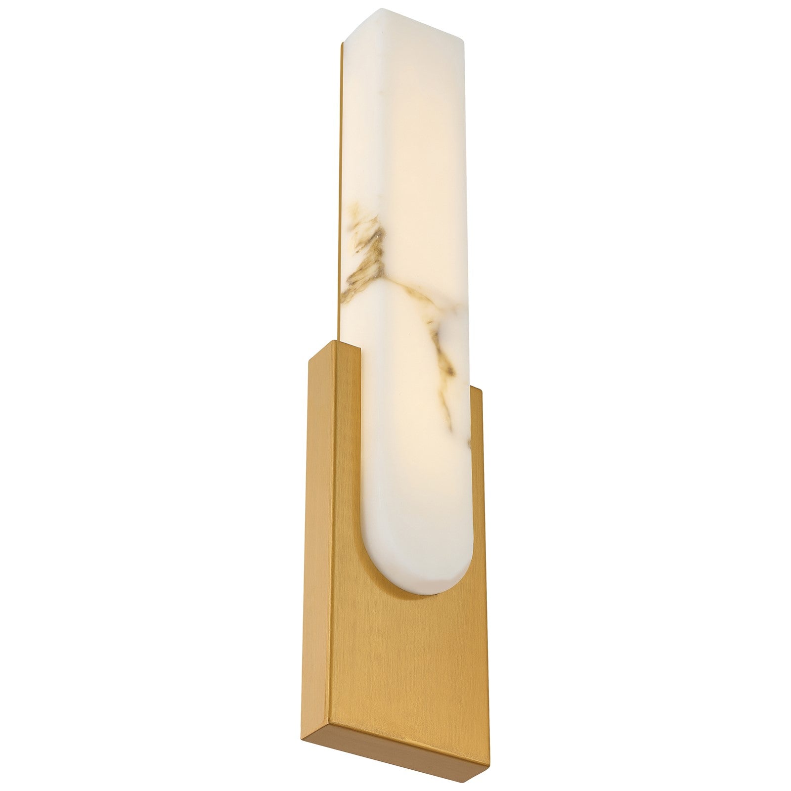 Access Victoria 5CCT LED Wall Sconce, Brass/Alabaster