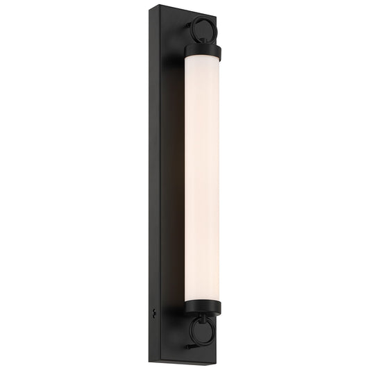 Access Lighting Eliza 5CCT LED Wall Sconce, Black/Opal