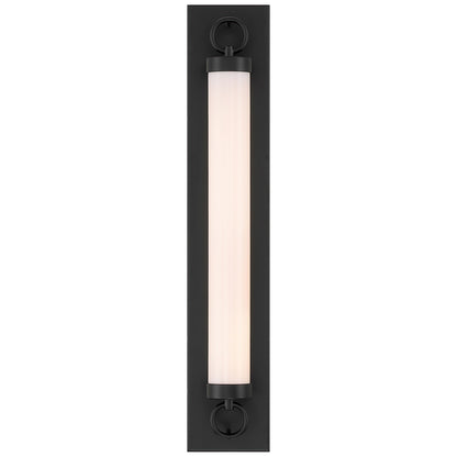 Access Lighting Eliza 5CCT LED Wall Sconce, Black/Opal