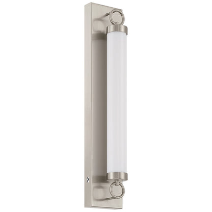 Access Eliza 5CCT LED Wall Sconce, Brushed Steel/Opal