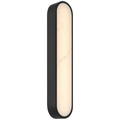 Access Lighting Sydney 3CCT LED Wall Sconce, Black/Alabaster