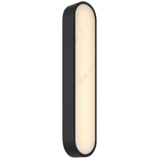 Access Lighting Sydney 3CCT LED Wall Sconce, Black/Alabaster