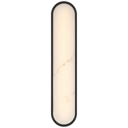 Access Lighting Sydney 3CCT LED Wall Sconce, Black/Alabaster