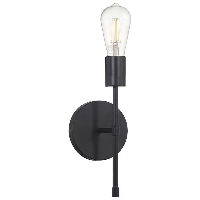 Access Lighting Iconic II 1 Light LED Wall Sconce, Black - 62318LEDDLP-MBL