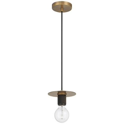 Access Lighting Central 1 Light Pendant, Antique Brass/Antique Brass