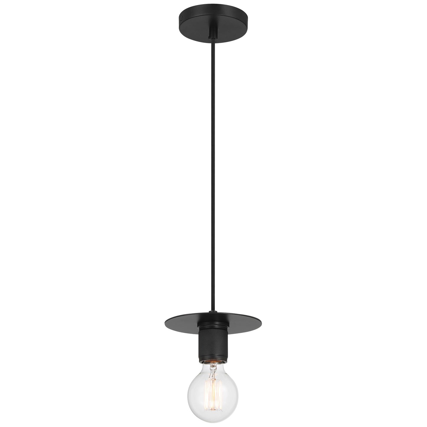 Access Lighting Central 1 Light Pendant, Black/Black