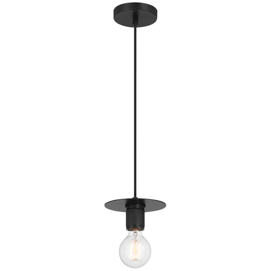 Access Lighting Central 1 Light Pendant, Black/Black