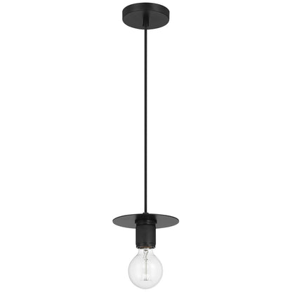 Access Lighting Central 1 Light Pendant, Black/Black