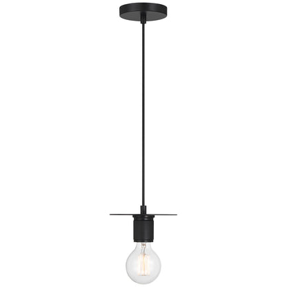 Access Lighting Central 1 Light Pendant, Black/Black