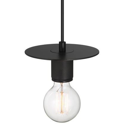 Access Lighting Central 1 Light Pendant, Black/Black