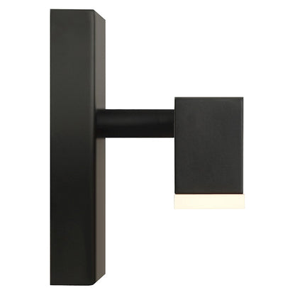 24" LED Bathroom Vanity Light, Matte Black