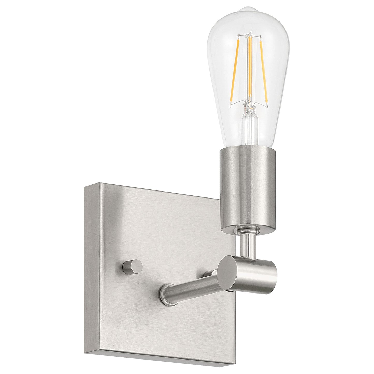 Access Lighting Virgin 1 Light Wall Sconce, Brushed Steel