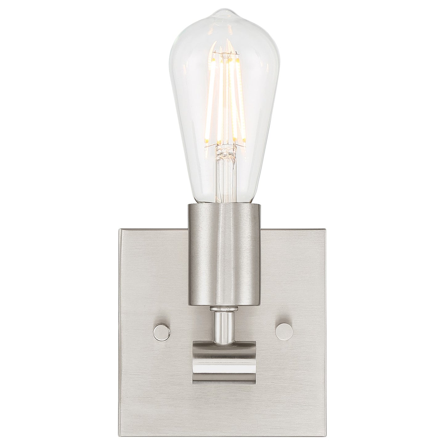 Access Lighting Virgin 1 Light Wall Sconce, Brushed Steel
