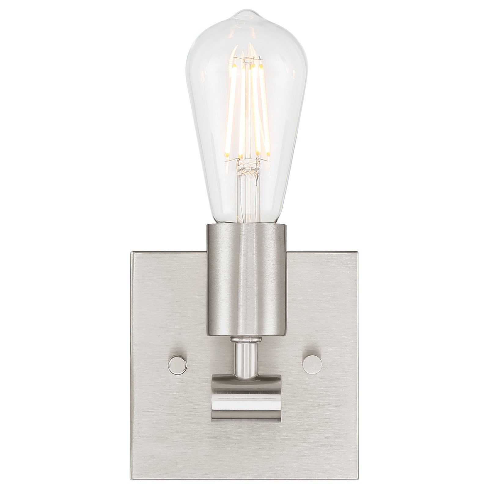 Access Lighting Virgin 1 Light Wall Sconce, Brushed Steel