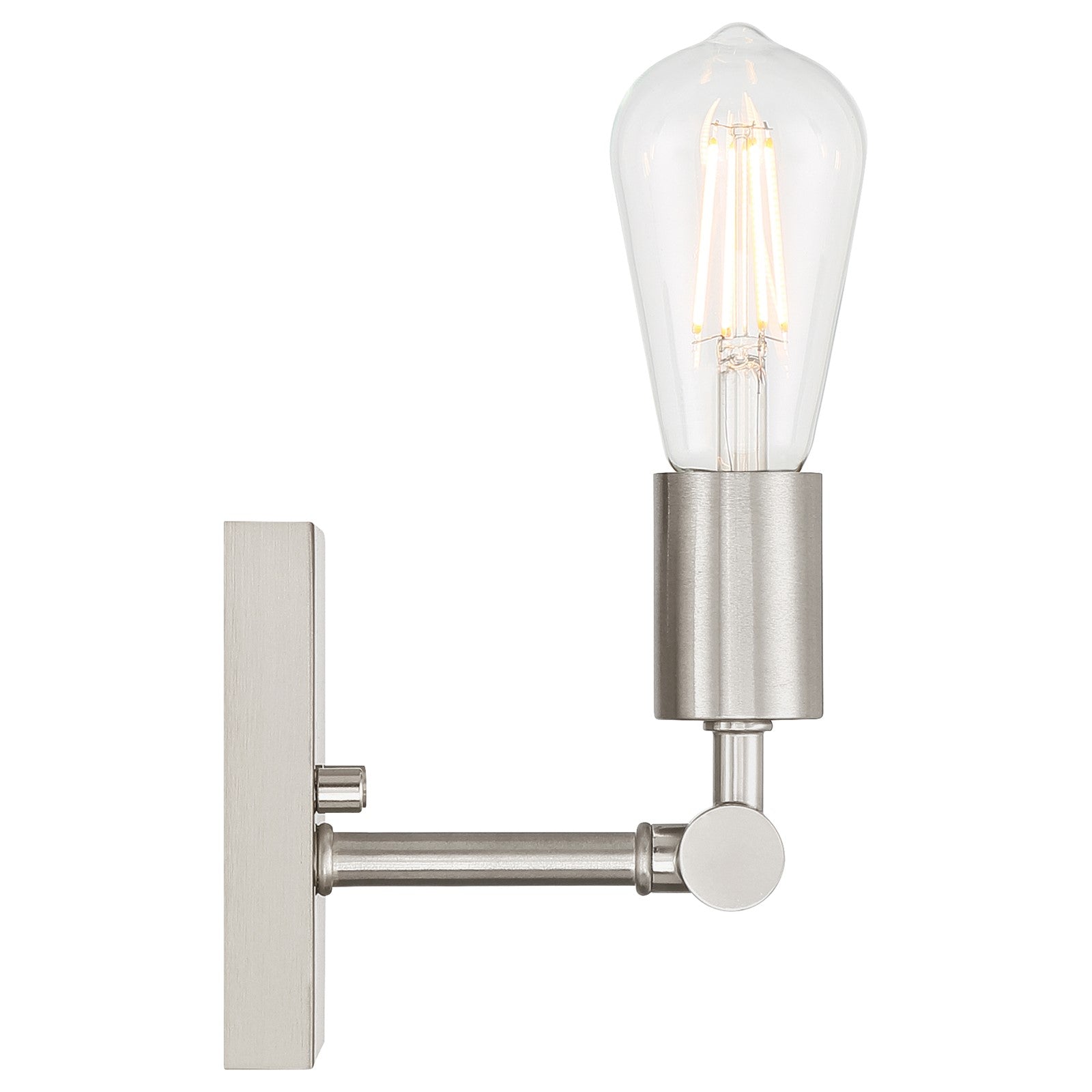 Access Lighting Virgin 1 Light Wall Sconce, Brushed Steel