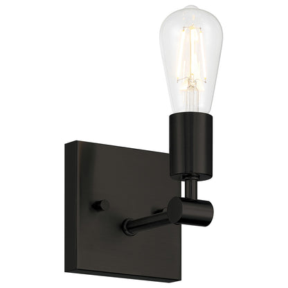 Access Lighting Virgin 1 Light Wall Sconce, Matte Black