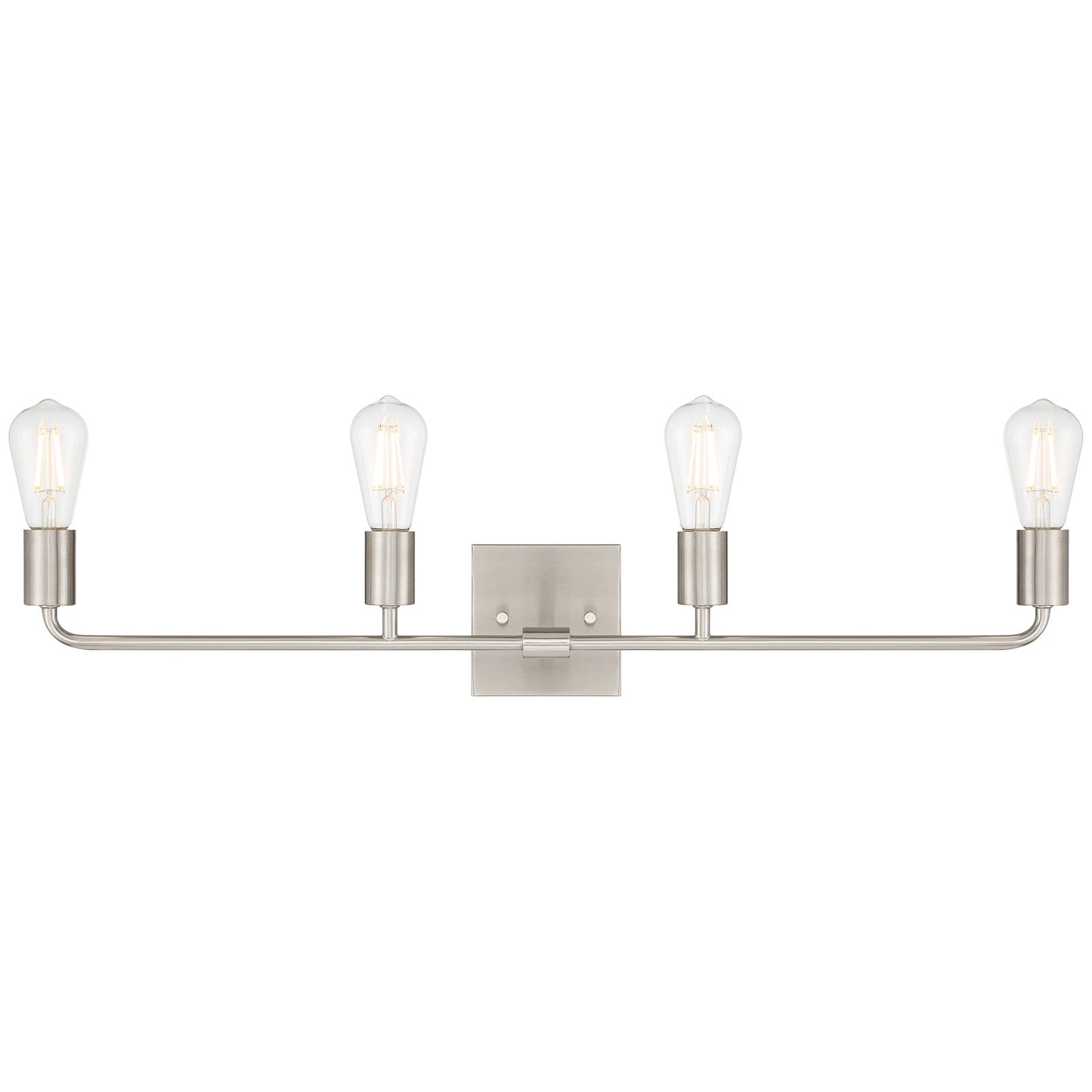 Access Lighting Virgin 4 Light Vanity, Brushed Steel