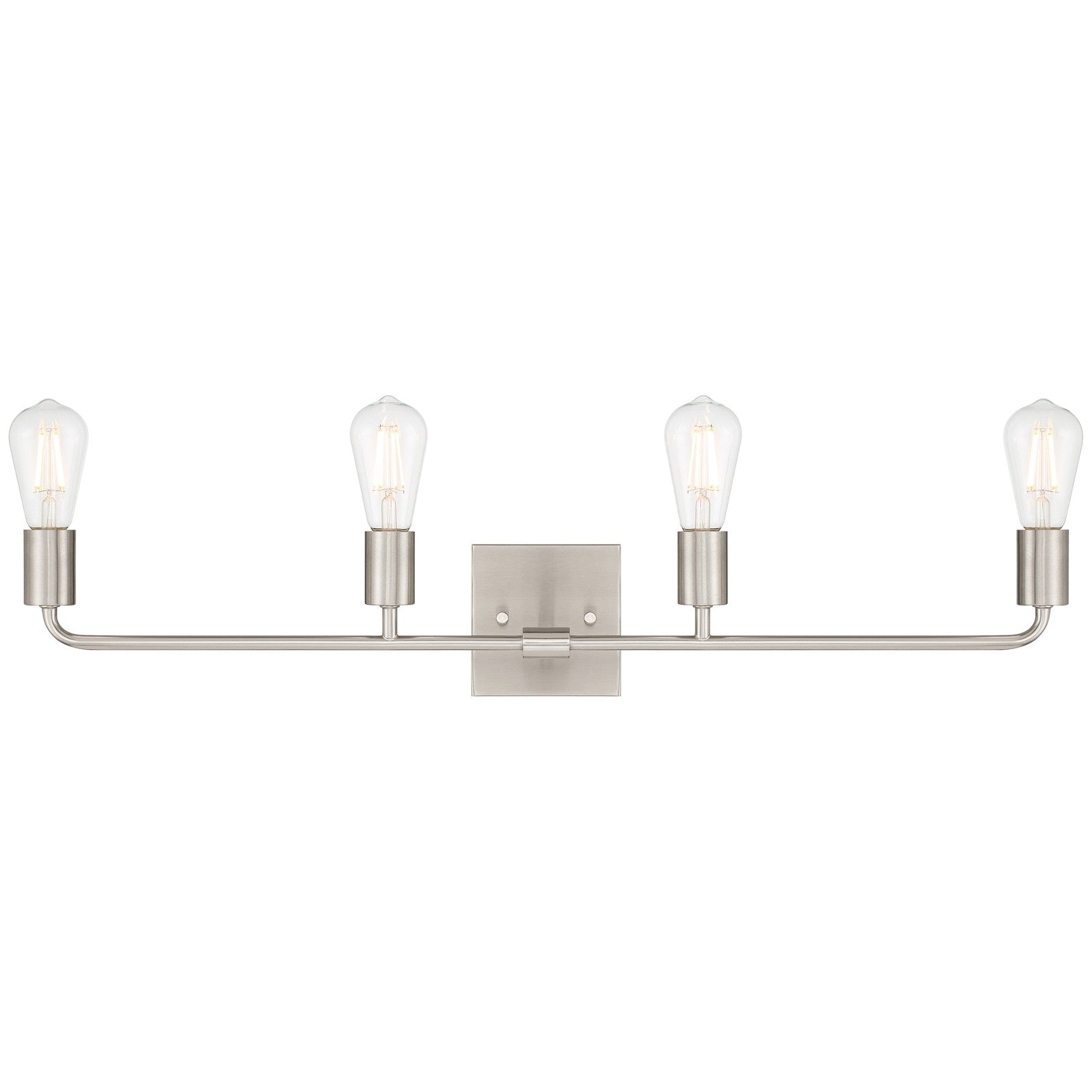 Access Lighting Virgin 4 Light Vanity, Brushed Steel