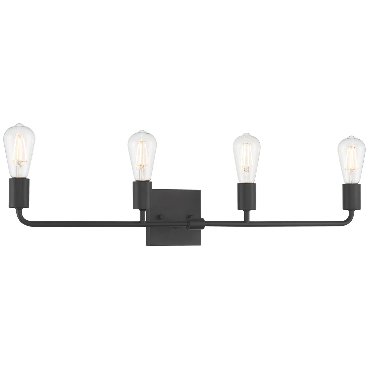 Access Lighting Virgin 4 Light Vanity, Matte Black