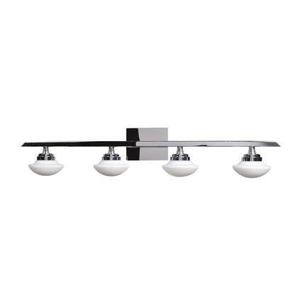 4 Light Bathroom Vanity Light, Chrome