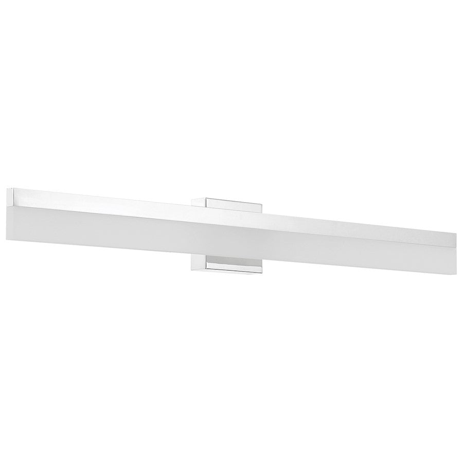 24" LED Bathroom Vanity Light, Chrome