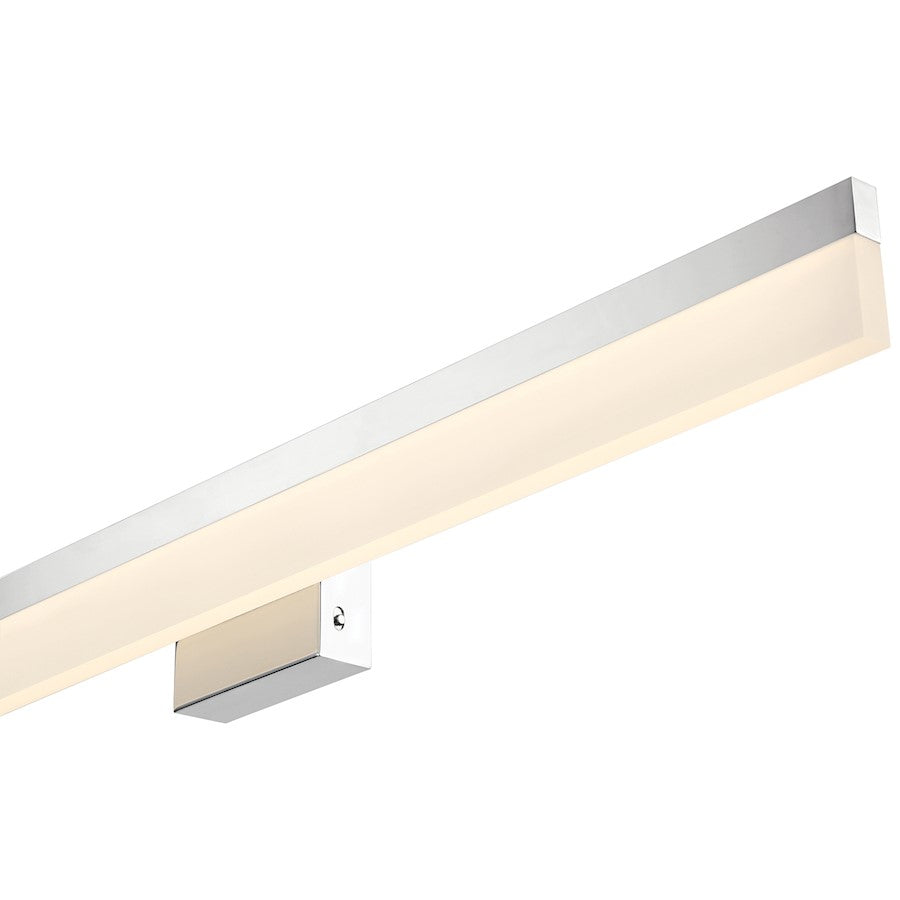 24" LED Bathroom Vanity Light, Chrome