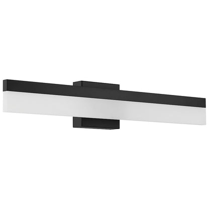 24" LED Bathroom Vanity Light, Matte Black