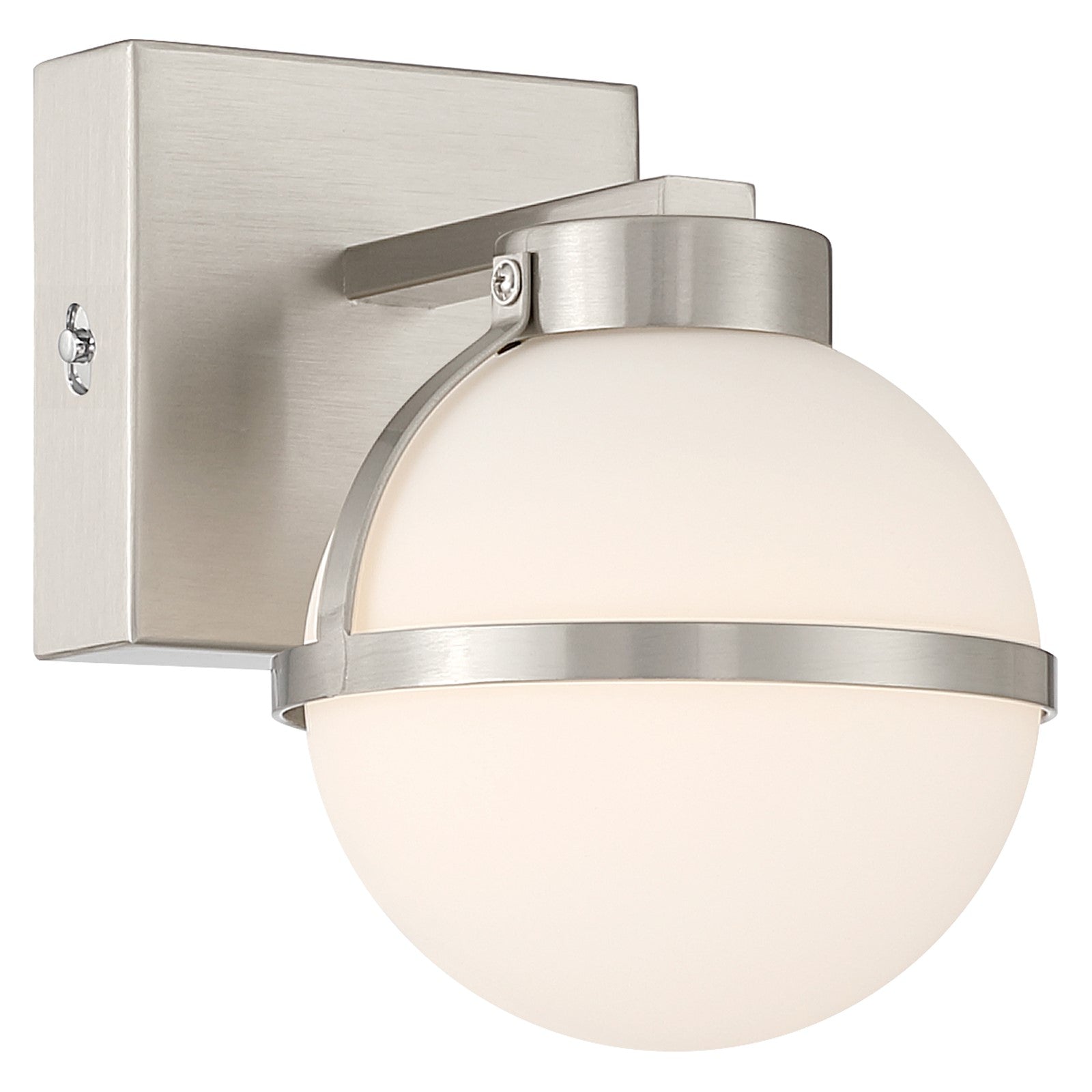 Access Emma 5CCT LED Wall Sconce, Brushed Steel/Opal