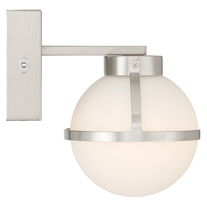 Access Emma 5CCT LED Wall Sconce, Brushed Steel/Opal