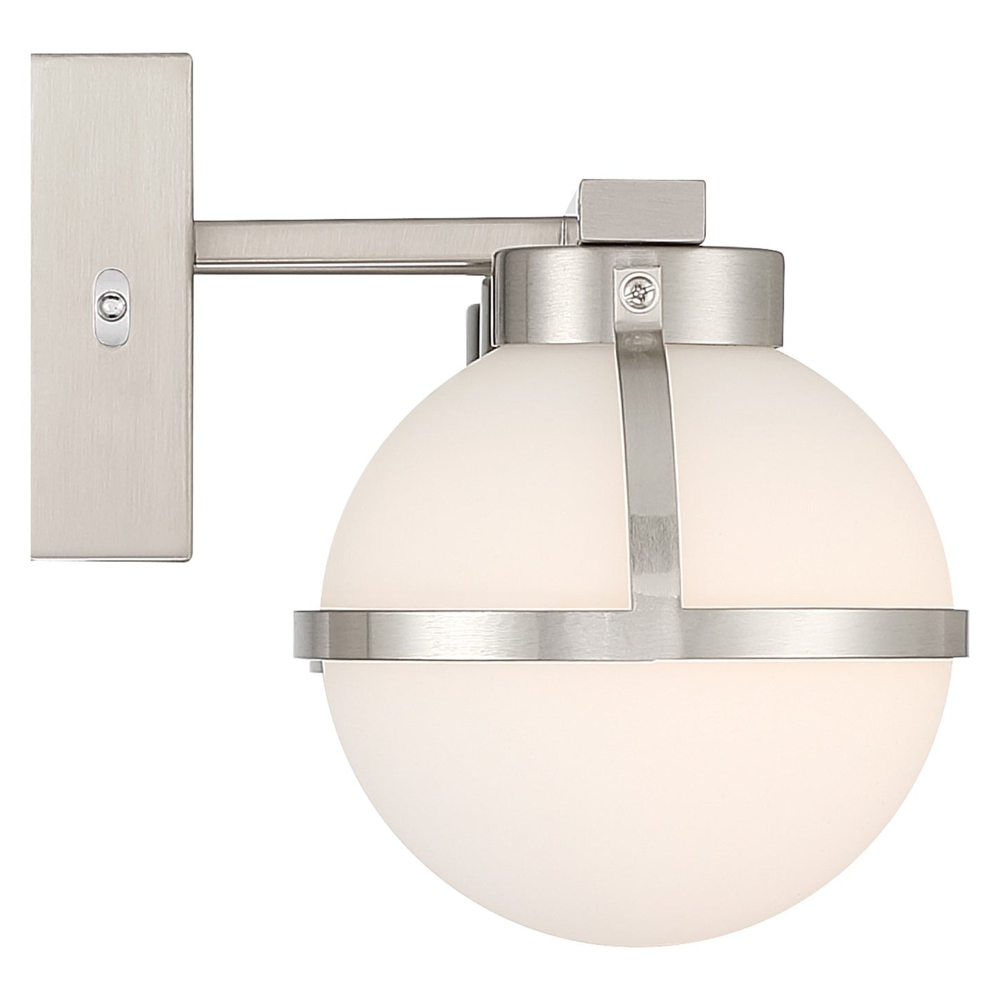Access Lighting Emma 5CCT LED Vanity, Brushed Steel/Opal