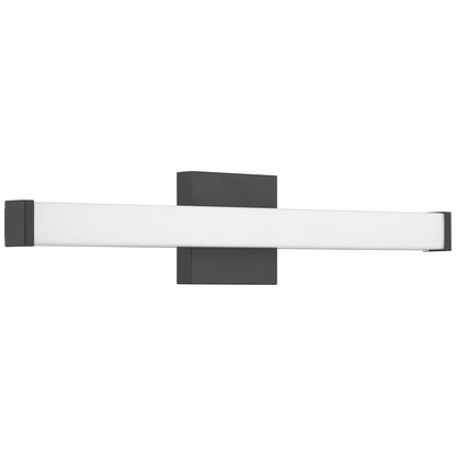 Access Maxx 5CCT LED Vanity, 24", Matte Black/Acrylic Lens